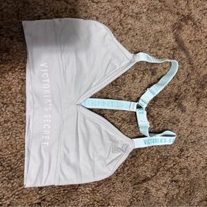 Victoria's Secret Sky Blue and White Bralette